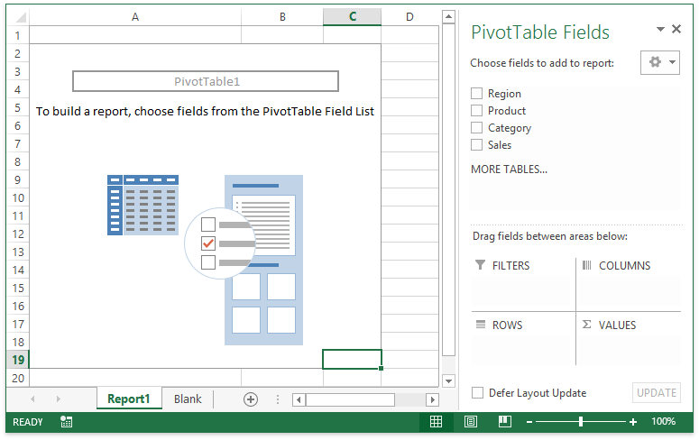 How To Clear Or Remove A Pivot Table