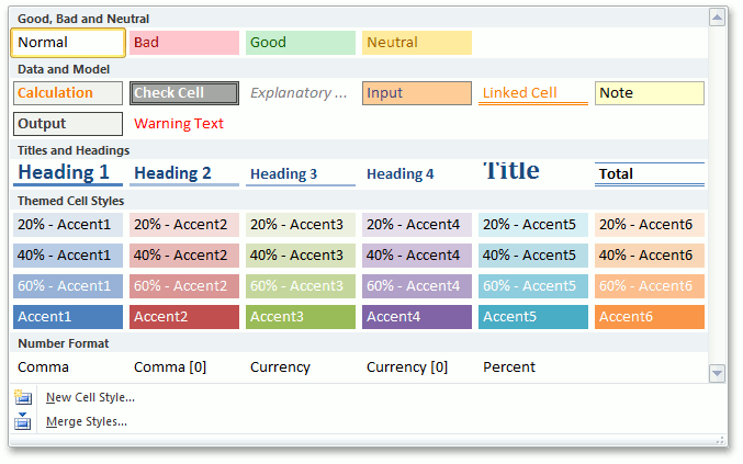 How to Apply Different Styles to a Cell in a Spreadsheet using