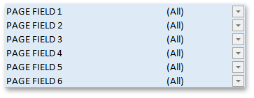 SpreadsheetPivotTable_OrganizePageFieldsInOneColumn