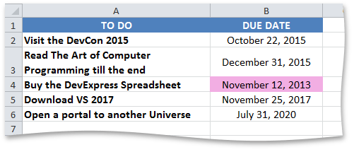 TimePeriodConditionalFormatting