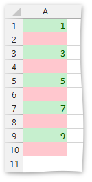 XLExport_Examples - ConditionalFormatting_BlankRule