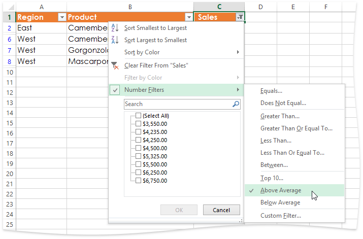 XlExport_Examples_AboveAverageFilter