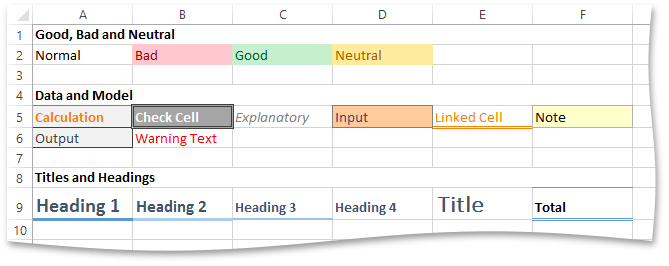 XLExport_Examples_PredefinedCellFormatting