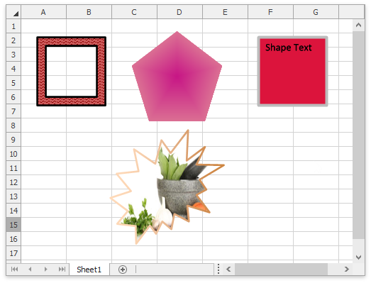 eazydraw make shape fill stripe