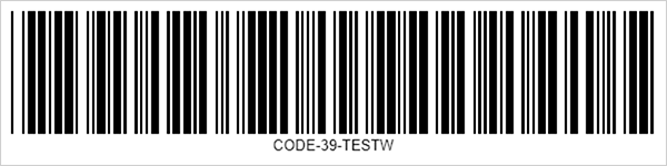 Code 39 (USD-3), DevExpress Barcode Generation API for Java