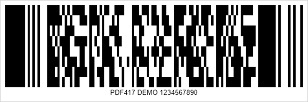 PDF417, DevExpress Barcode Generation API for Java