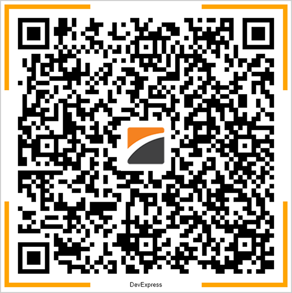 QR Code with Corner Frame, DevExpress Barcode Generation API for Java