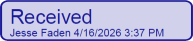 DReceived Stamp Annotation