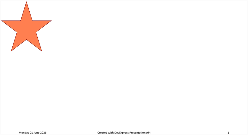  Add a Shape, DevExpress Presentation API for Java