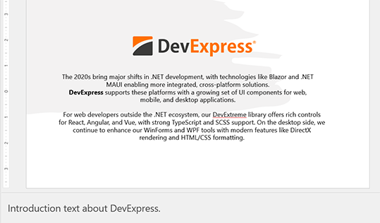 Extract Notes from the Slide, DevExpress Presentation API for Java