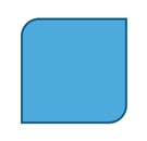 DevExpress Presentation API - Shape Type - RoundDiagonalCornerRectangle