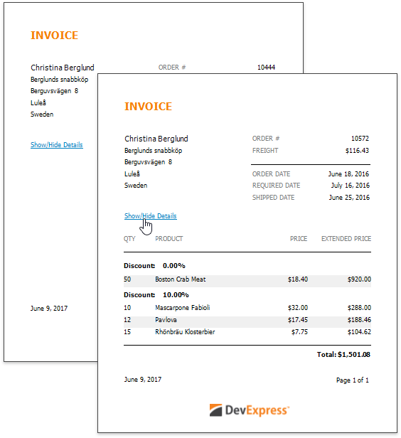 report-server-drill-down-report-result