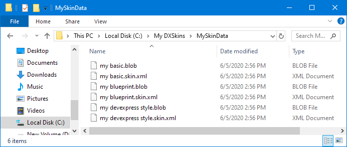 devexpress file browser winform