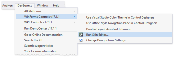 Run Skin Editor