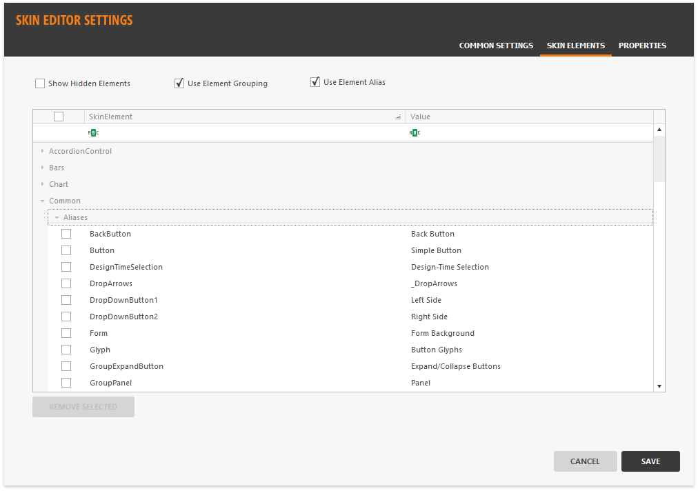 Skin Editor Settings Page 2-3