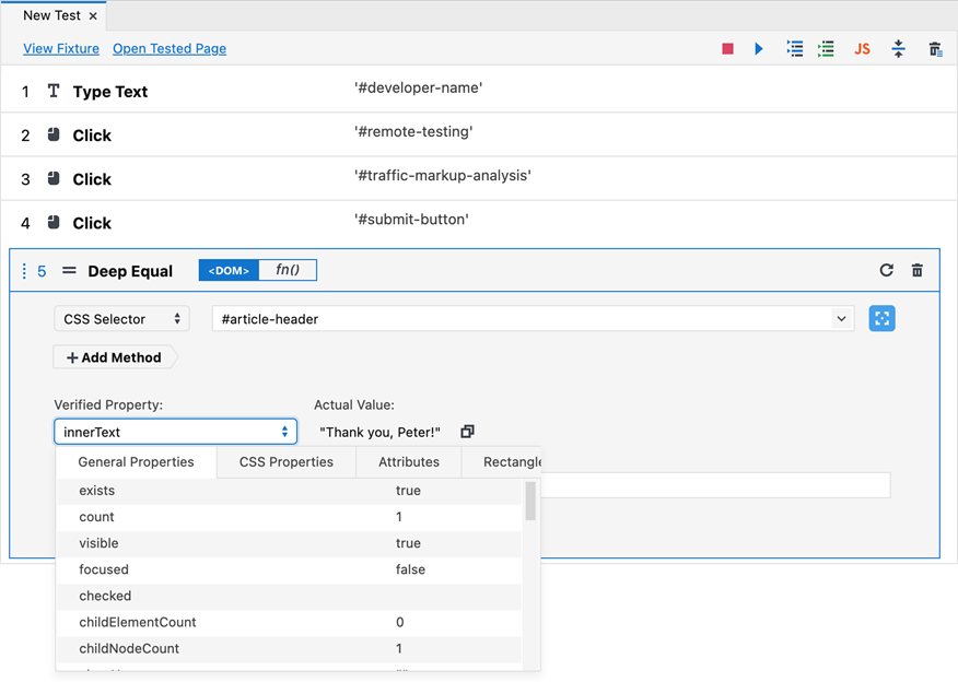 TestCafe v15.1 - Test Results View & Usability Enhancements (Coming soon)