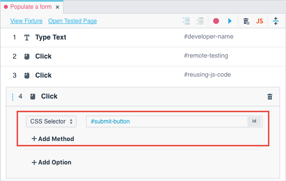 Element selector