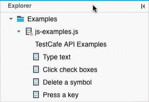 Run Tests From the Explorer Panel