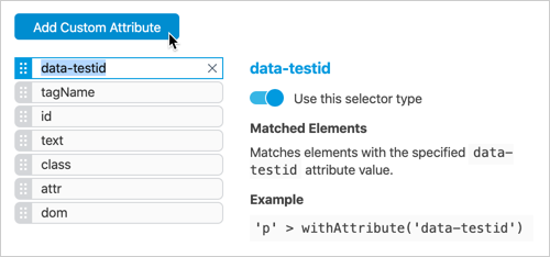 Custom selector type