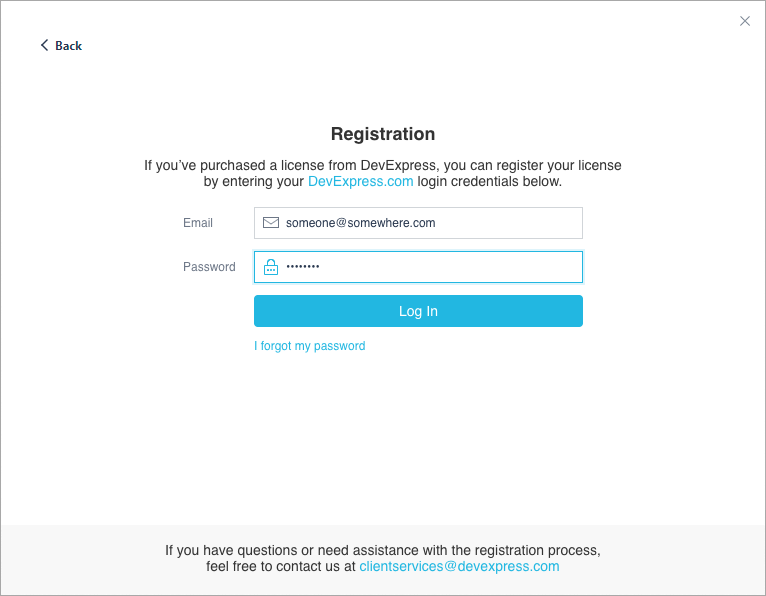 Registration Login Form