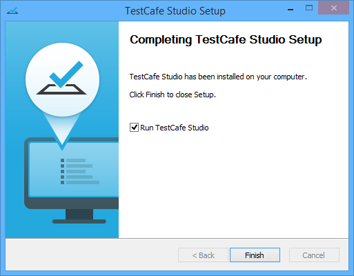 Install TestCafe Studio on Windows