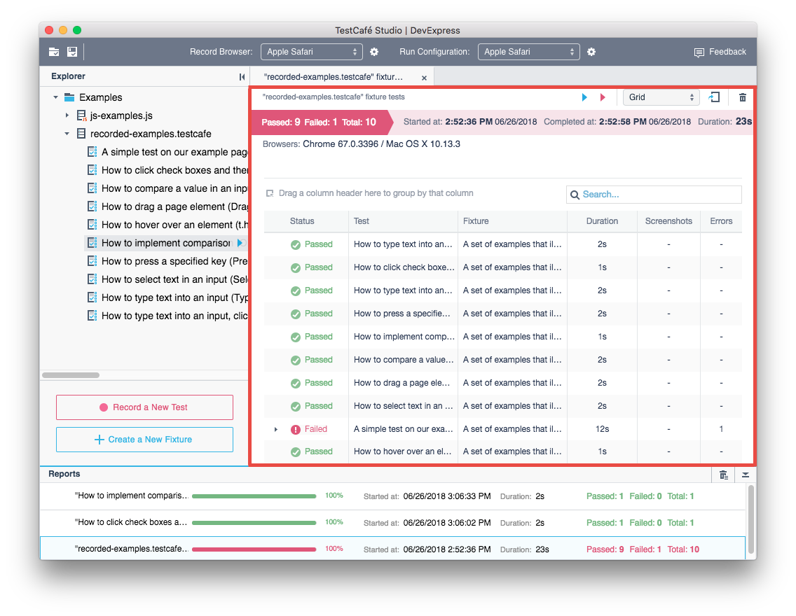 Report View