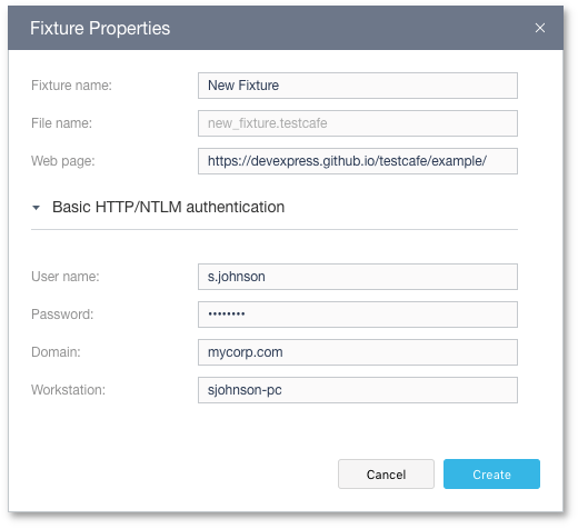 NTLM Login Settings