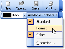 A Toolbar List Item