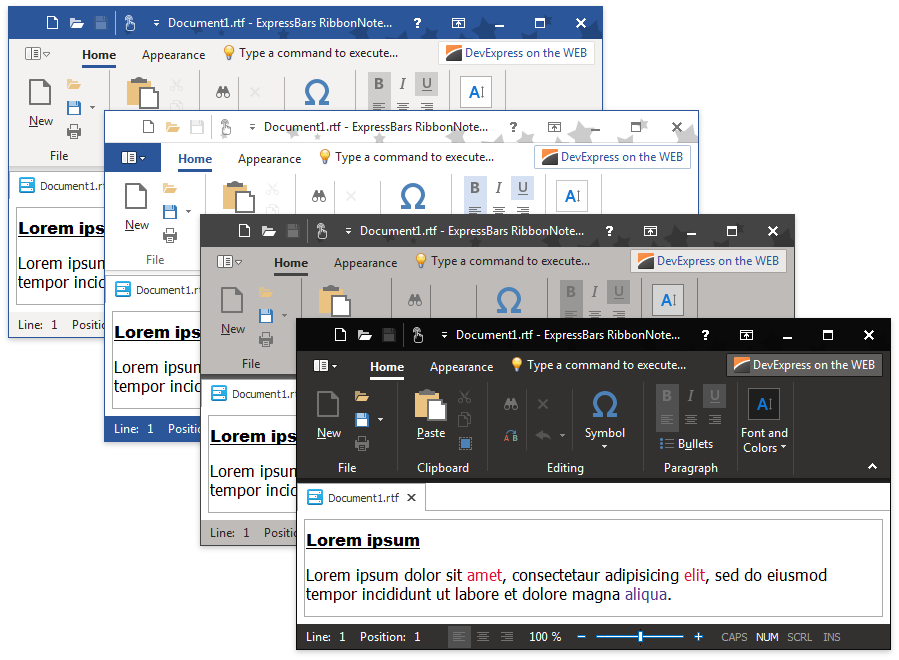 Ribbon Control | VCL | DevExpress Documentation