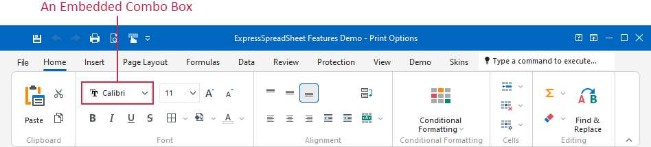 VCL Bars: An Embedded Combo Box Example