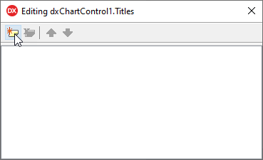 VCL Chart Control: Doughnut View Tutorial. Step 3 - Add an Empty Title