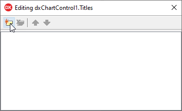 VCL Chart Control: Line View Tutorial. Step 4 - Create a New Chart Title