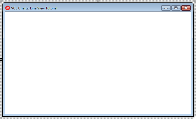 VCL Chart Control: Line View Tutorial. Step 1 - Add a Chart Control