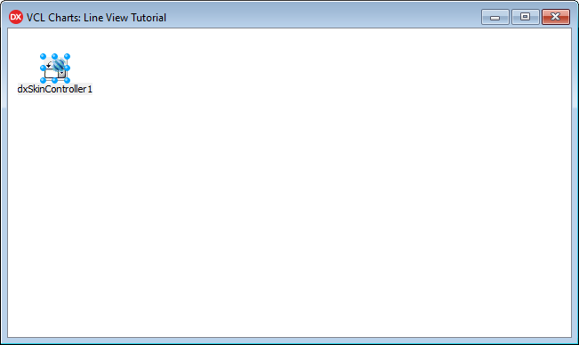 VCL Chart Control: Line View Tutorial. Step 1 - Add a Skin Controller