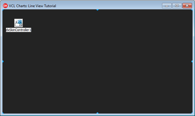 VCL Chart Control: Line View Tutorial. Step 1 - Black Chart Background