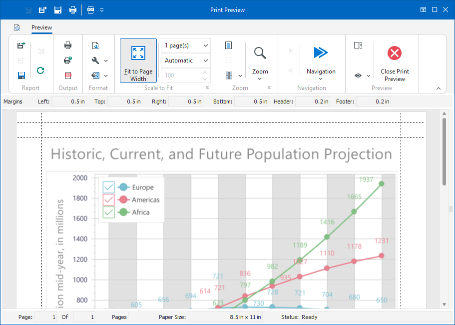 VCL Chart Control: A Print Preview Example