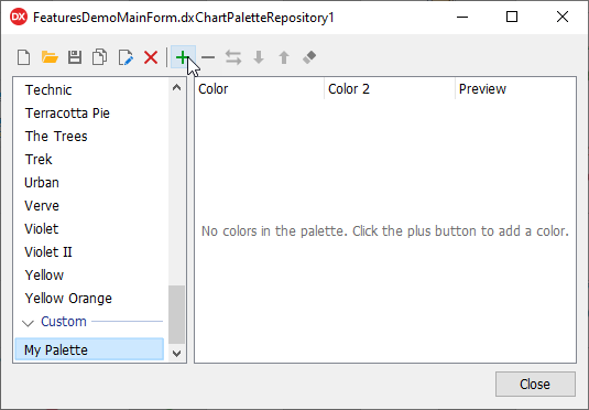 VCL Chart Control: Add a New Palette Item