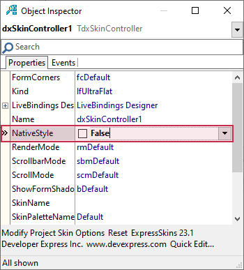VCL Chart Control: Line View Tutorial. Step 1 - Disable Native Style