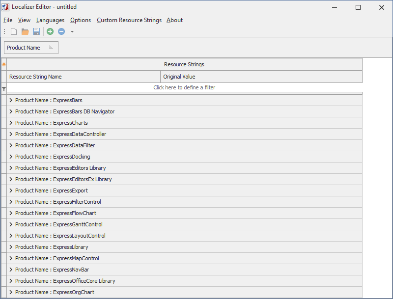 Localizer Editor