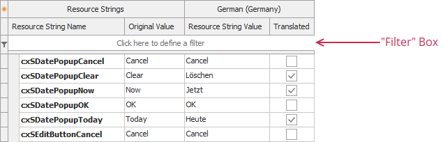 Translated Strings