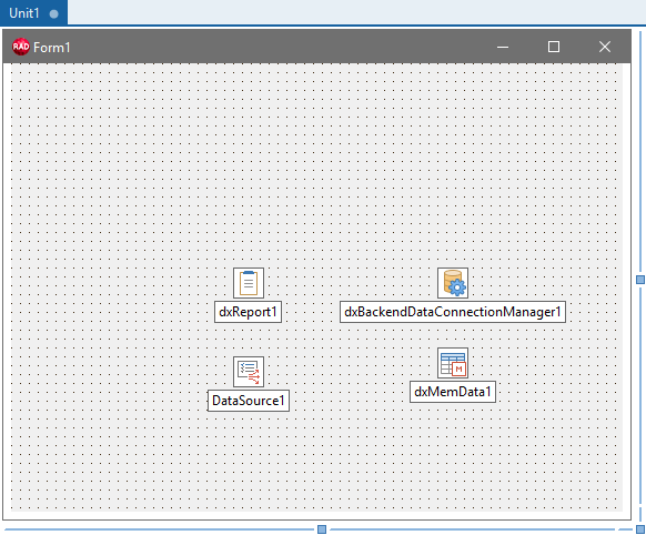 DevExpress Dashboards & DevExpress Reports for Delphi/C++Builder: Create Dataset & Datasource Components