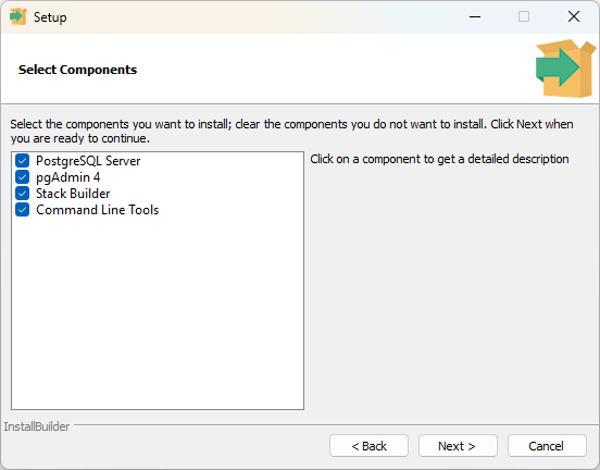 VCL Backend: PostgreSQL Server Components