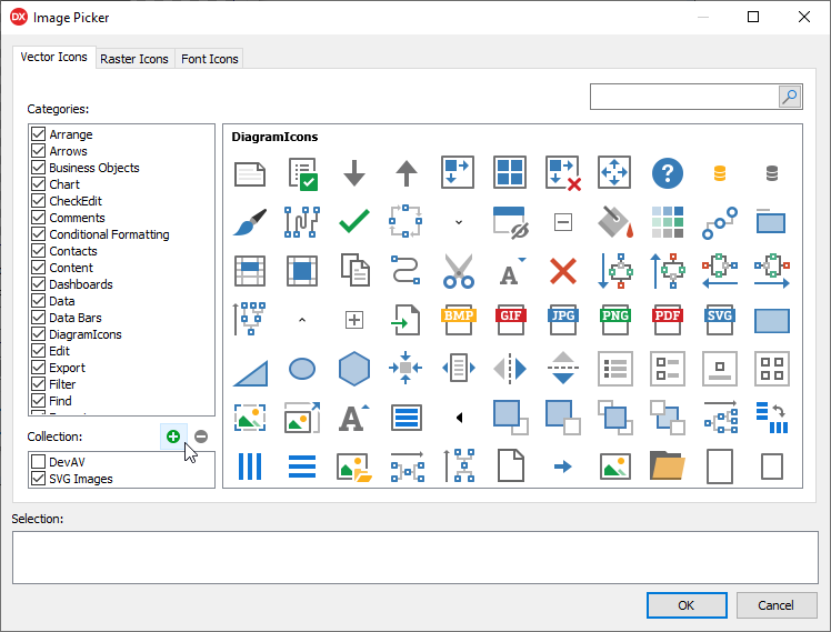 VCL Shared Libraries: Add a Custom Icon Collection