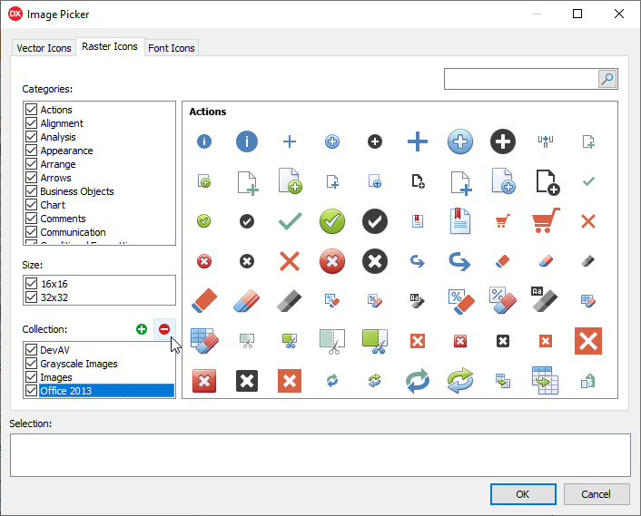 Help library: Control panel icons & significations