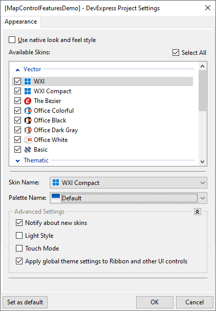 VCL Shared Libraries: The Project Settings Dialog