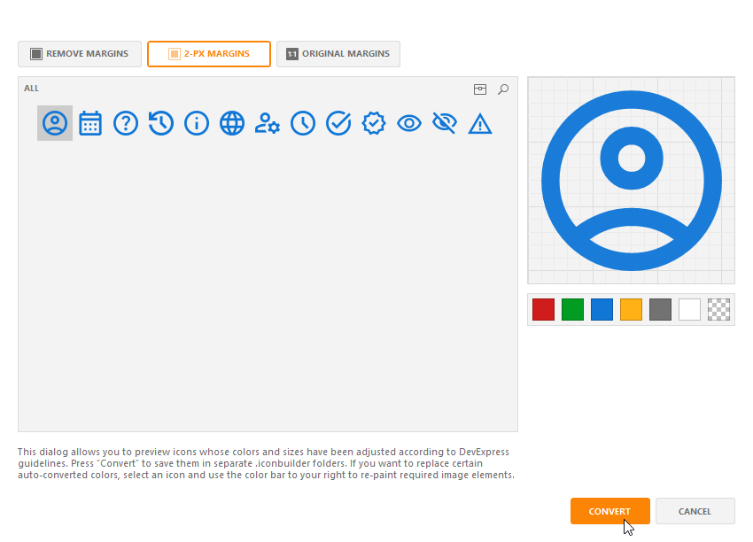 VCL Shared Libraries: SVG Icon Builder - Icon Preview