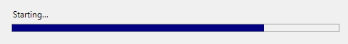 VCL Shared Libraries: Progress Bar Mode
