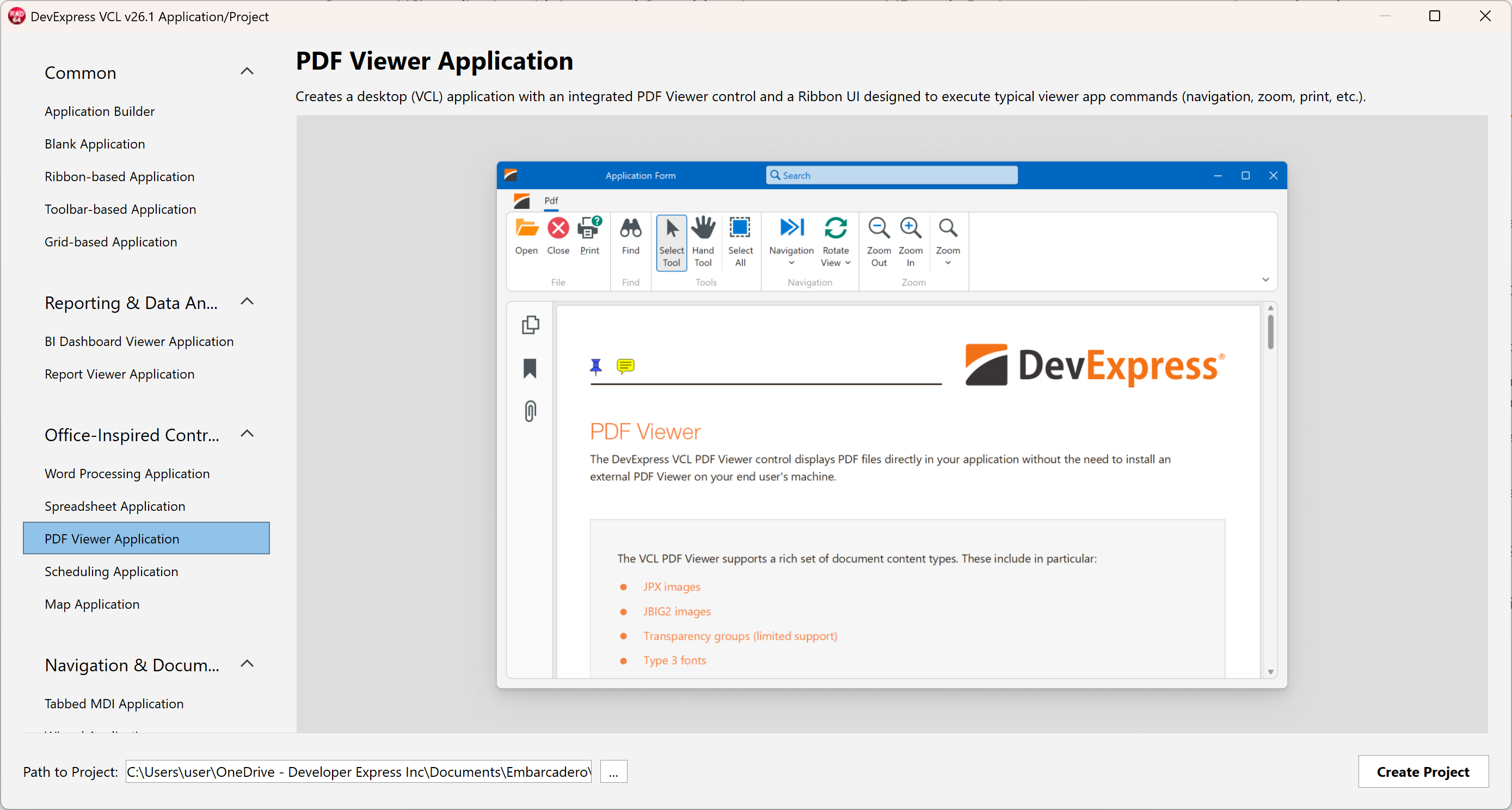 VCL Template Kit | VCL | DevExpress Documentation