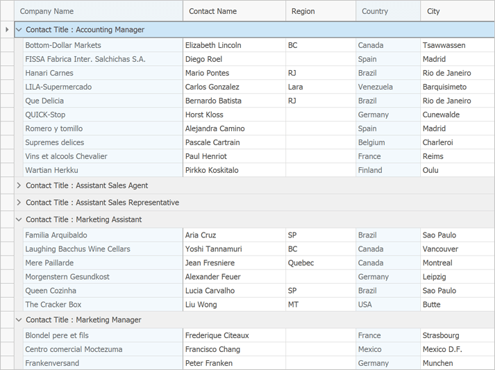 VCL Express Library: Light Style in Data Grid