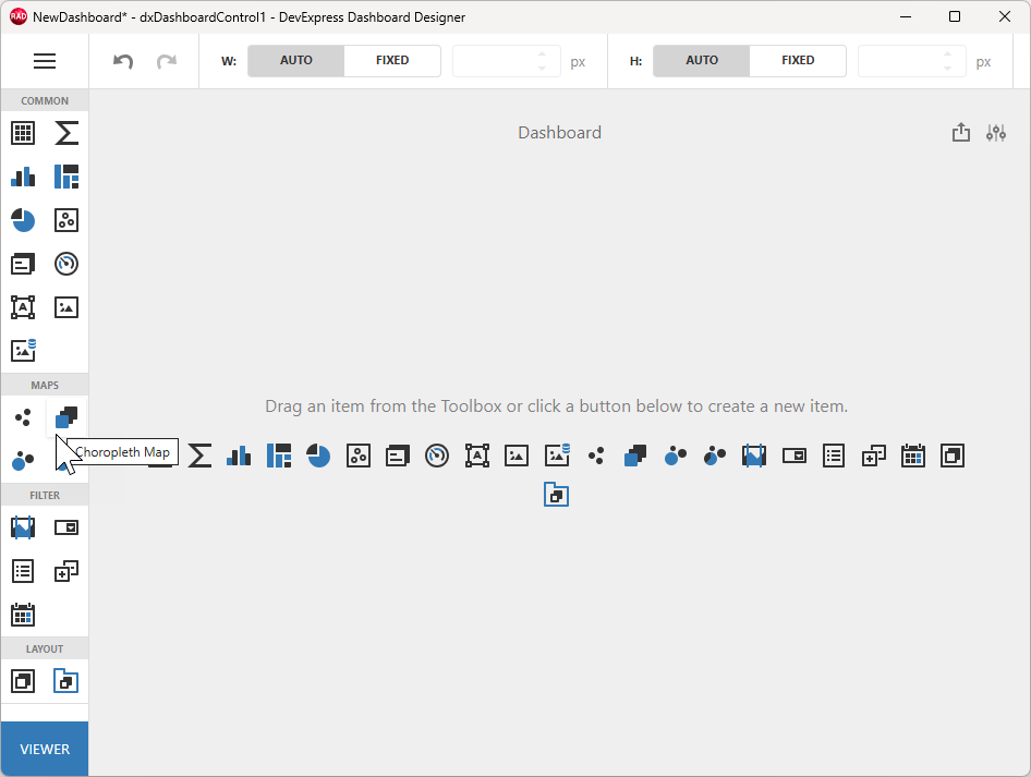 VCL Dashboards: Create a 'Choropleth Map' Dashboard Item